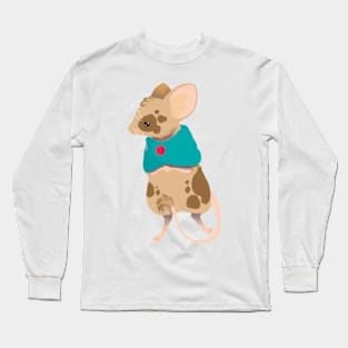 Shy Spotted Mouse :: Imaginary Creatures Long Sleeve T-Shirt